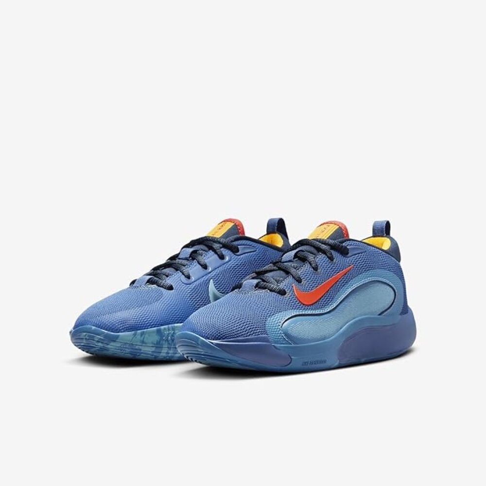 Nike IsoFly Big Kids' Size 7Youth Basketball Shoes Mystic Navy/Cosmic Clay